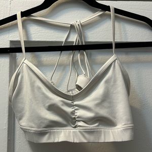 Off white Alo crisscross tank size L